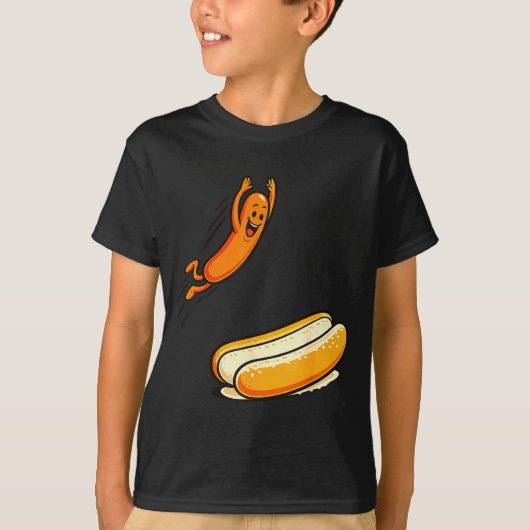 ホットドッグ・ハイ・ダイヴ Tシャツ (正面)