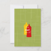 ホットドッグ！パーティー 招待状 (裏面)