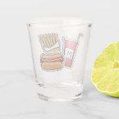 ホットドッグ&フライカスタムズのモノグラムショットグラス ショットグラス (裏面)