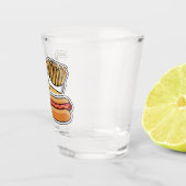 ホットドッグ&フライカスタムズのモノグラムショットグラス ショットグラス (右)