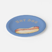 ホットドッグ ペーパープレート (アングル)