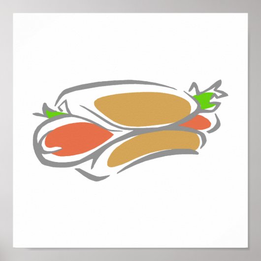 ホットドッグ ポスター (正面)