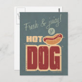 ホットドッグ ポストカード (正面/裏面)