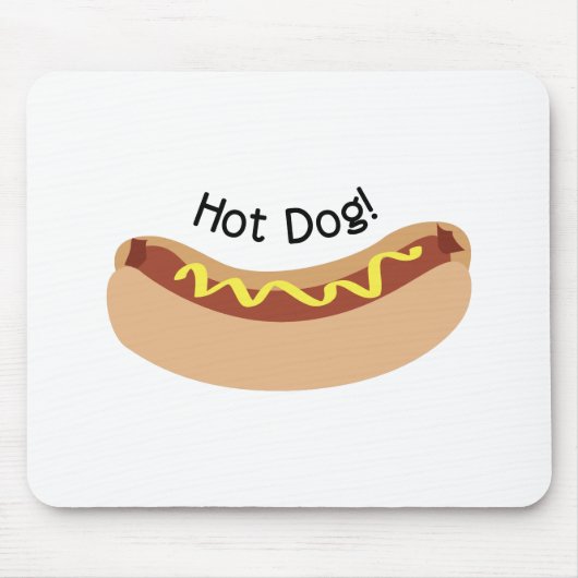 ホットドッグ! マウスパッド (正面)