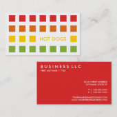 ホットドッグ(モダンマス) 名刺 (正面/裏面)