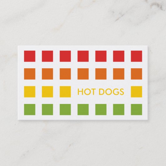 ホットドッグ(モダンマス) 名刺 (正面)