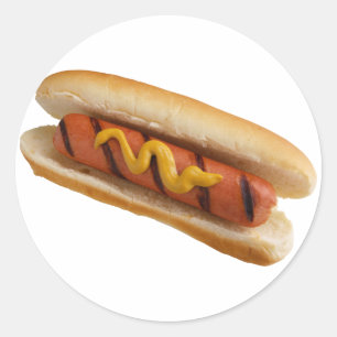 ホットドッグ ラウンドシール