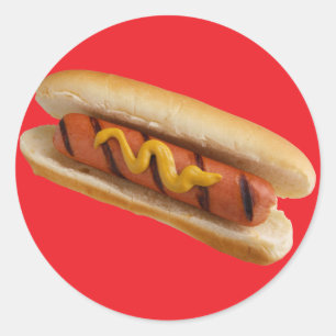 ホットドッグ ラウンドシール