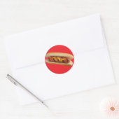 ホットドッグ ラウンドシール (封筒)