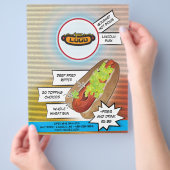 ホットドッグ「リパー」 チラシ (手)