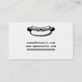 ホットドッグ 名刺 (裏面)