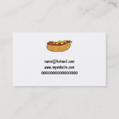 ホットドッグ 名刺 (裏面)