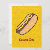 ホットドッグ 招待状 (正面)