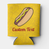 ホットドッグ 缶クーラー (正面)