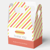 ホットドッグ!赤モダンと黄の誕生日 フェイバーボックス (オープン)