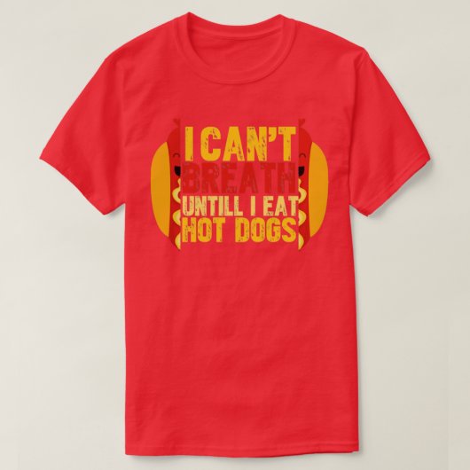 ホットドッグ Tシャツ (デザイン正面)