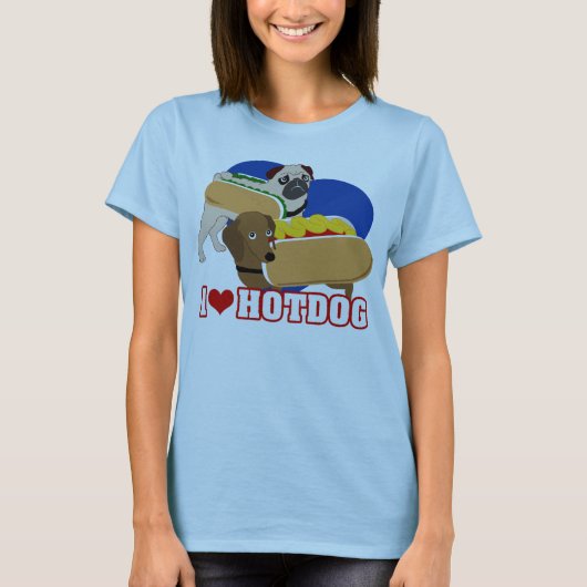 ホットドッグ Tシャツ (正面)