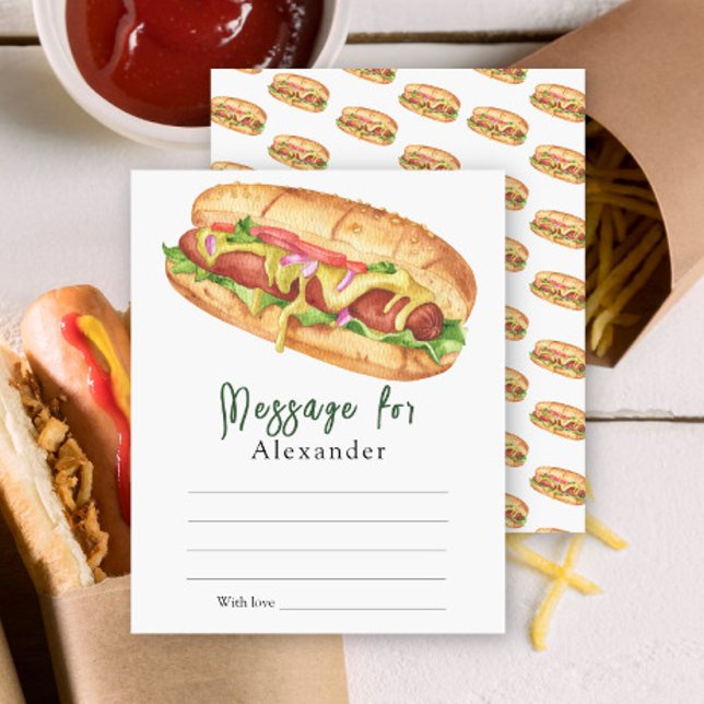 ホットドッグBBQタイムカプセルメッセージ (クリエイターアップロード済み)