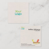 ホットドミニマルッグ店 スクエア名刺 (正面/裏面)