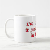 ホットドリンク コーヒーマグカップ (左)