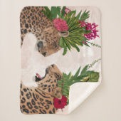 ホットハウスヒョウ |ペア シェルパブランケット (正面)