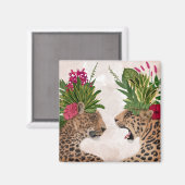 ホットハウスヒョウ |ペア マグネット (正面/裏面)