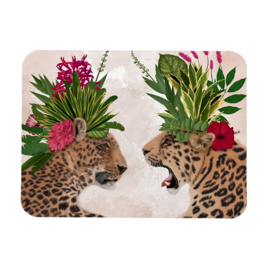 ホットハウスヒョウ |ペア マグネット (横)