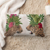 ホットハウスヒョウ |ペア ランバークッション (ブランケット)