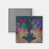 ホットハウスヒョウ | Aカップル マグネット (正面/裏面)