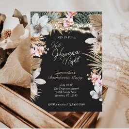 ホットハバナナイトトロピカルキューババチェロレッテ 招待状