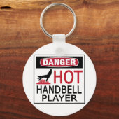 ホットハンドベル選手 キーホルダー (正面)