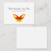 ホットバタフライ – 座席表 プレイスカード (正面/裏面)