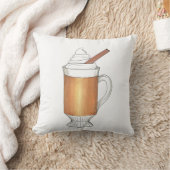 ホットバターラムシナモンクリスマスホリデー クッション (ブランケット)