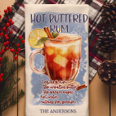 ホットバター付きラムクリスマスカクテルレシピ キッチンタオル