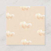 ホットバルーンテディベアニュートラル推測ゲームカード エンクロージャーカード (裏面)