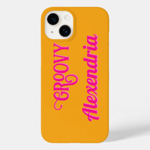 ホットパーソナライズされたピンクとオレンジ Case-Mate iPhone 14ケース