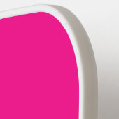 ホットパーソナライズされたピンクとピンク ピックルボールラケット (左詳細)