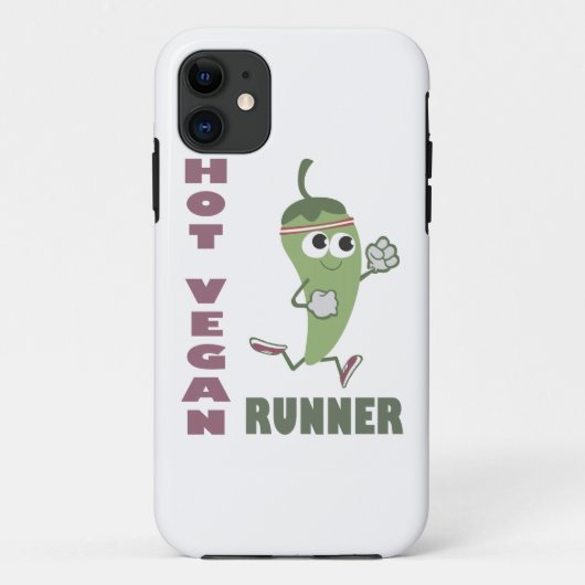 ホットビーガンランナー Case-Mate iPhoneケース (裏面)