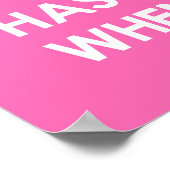 ホットピおもしろいンク我々はすべてのBeプリンセスポスター ポスター (角)