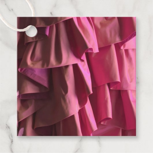 ホットピかわいらしックラフルパターンモダンメッセージカード フェイバータグ (正面)