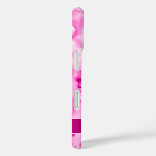 ホットピアートンク水の色の絵を描(ばちゃばちゃ)跳ねる(名前あり) Case-Mate iPhoneケース (裏面 / 右)