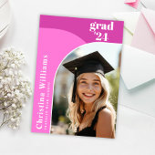 ホットピエレガントックアーチ写真卒業パーティー 招待状