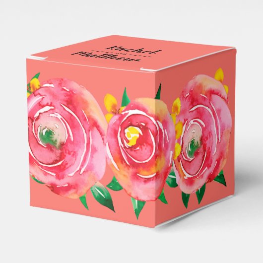 ホットピエレガントックウォーターの色フローラオンリビングサンゴ フェイバーボックス (正面サイド)