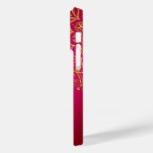 ホットピエレガントッモノグラムのクと金ゴールド曼荼羅 Case-Mate iPhoneケース (裏面 / 左)