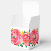 ホットピエレガントンクとイエローウォーターのカラーフローラ フェイバーボックス (オープン)