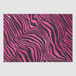 ホットピエレガントンクとブラックグリッタータイガーストライプズ 薄葉紙