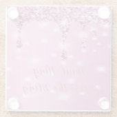 ホットピエレガントンクグリッタードリップバチェロレッテ ガラスコースター (裏面)