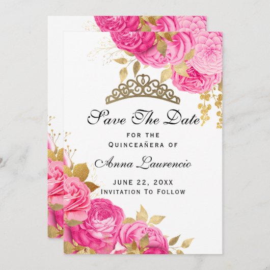 ホットピエレガントンクフローラキンセアニェラ セーブザデート (正面/裏面)