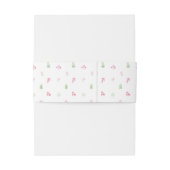 ホットピエレガントンクフローラリース結婚式招待状 招待状ベリーバンド (裏面例)