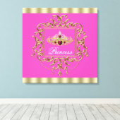 ホットピエレガントンクプリンセスキャンバス印刷 キャンバスプリント (インサイチュ (ウッドフロア))